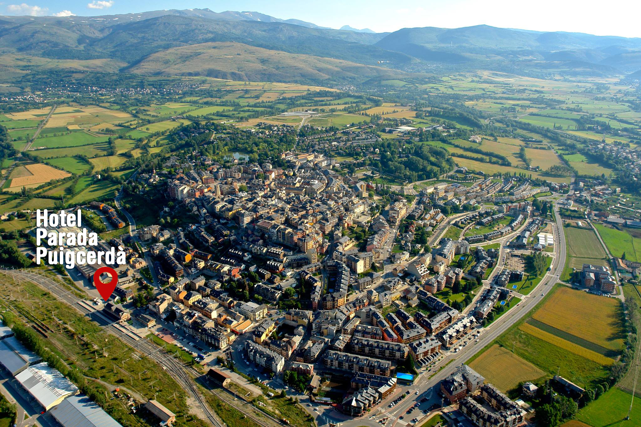 Vista Aérea - Hotel Parada Puigcerdà